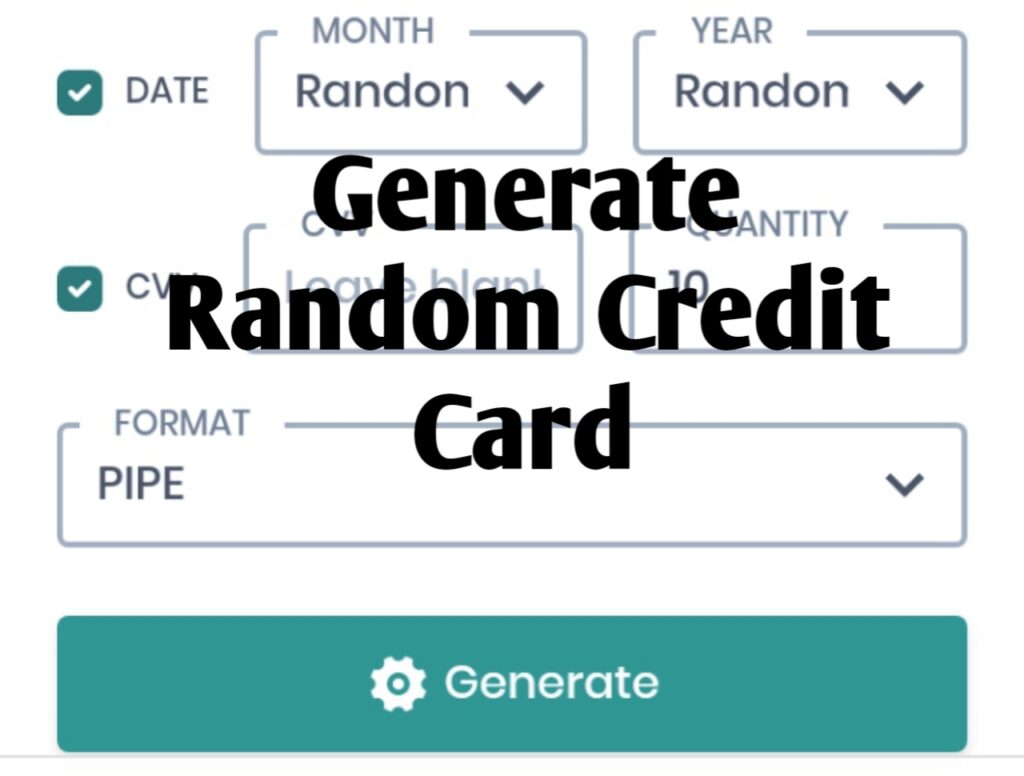 How To Generate Random Credit Card And Enjoy Free Trials For Free